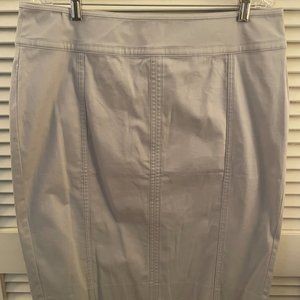 Pale Blue Pencil Skirt